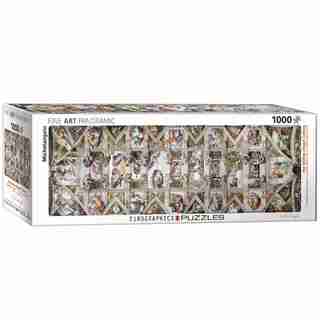 The Sistine Chapel Ceiling 1000 Piece Pano Puzzle