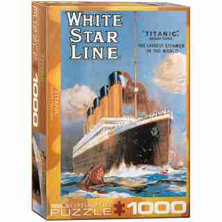 1000 piece Titanic White Star Line Puzzle