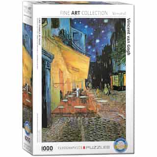 Van Gogh Café at Night-detail 1000 piece Puzzle
