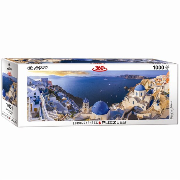 Santorini Greece Pano 1000 Piece Puzzle