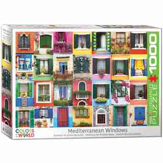 Mediterranean Windows 1000-Piece Puzzle