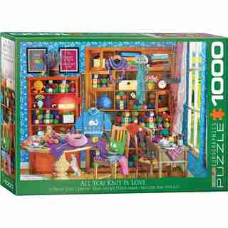 Eurographics Jigsaw Puzzle All You Knit is Love 1000 Pieces