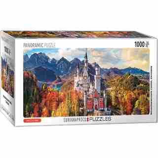 Eurographics Jigsaw Puzzle Neuschwanstein Castle Bavaria Germany 1000 Pieces