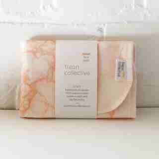 Organic Cotton Face Cloth Blush Marble