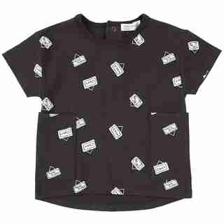 Miles Baby Market Dress Black 12 Months