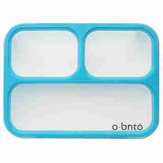 OBNTO LEAK-PROOF BENTO BOX 3 COMPARTMENT BLUE