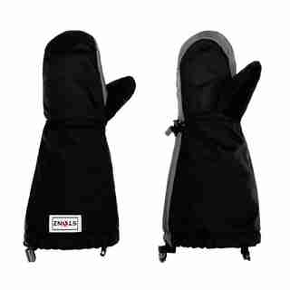 Stonz® Youth Mitts Kids Winter Mittens Black Grey Accent 4 to 8 Years
