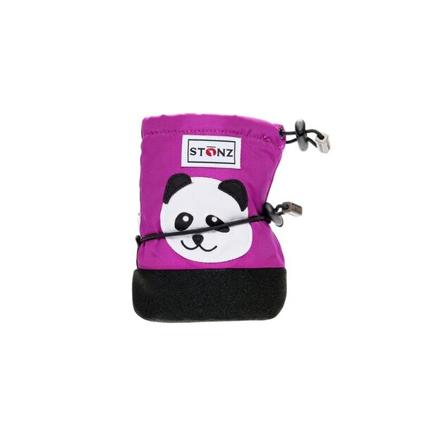 BABY BOOTIES PANDA, MAGENTA SMALL