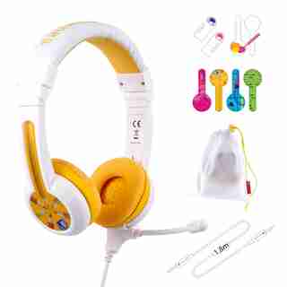 BuddyPhones School+ Headphones Yellow