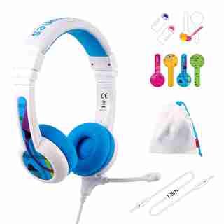 BuddyPhones School+ Headphones Blue