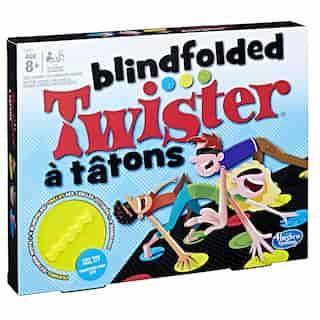 BLINDFOLDED TWISTER GAME