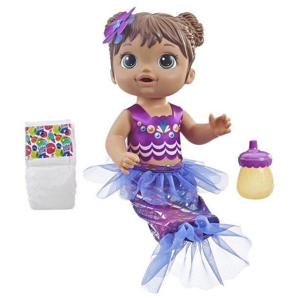 Baby Alive® Shimmer 'n Splash Mermaid Brunette