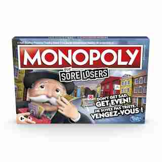 Monopoly For Sore Losers Board Game for Ages 8 and Up, The Game Where it Pays To Lose