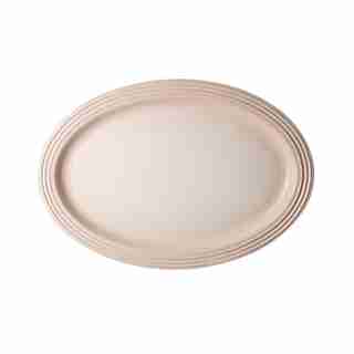 OVAL SERVING PLATTER - MERINGUE