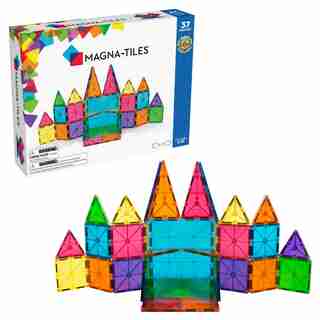 Ensemble Magna-Tiles 37 pièces de couleurs claires