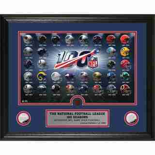 NFL 100th Season Game-Used Football Collector's Frame
