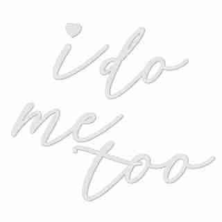 Style Me Pretty Shoe Decals I Do/Me Too