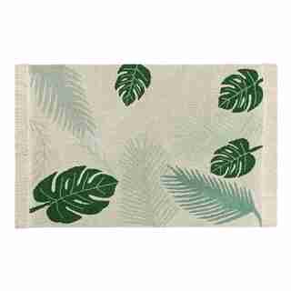 LORENA CANALS WASHABLE RUG, TROPICAL GREEN