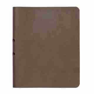 Brown Refillable Soft Cover Notebook