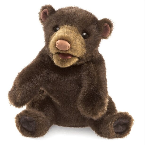 Folkmanis® Puppet Black Bear Small