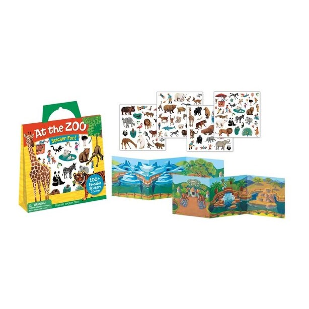 At the Zoo Reusable Sticker Tote