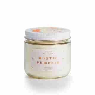 RUSTIC PUMPKIN JAR CANDLE