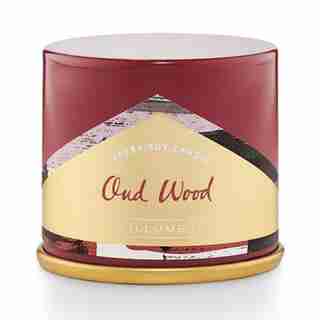ILLUME® DEMI VANITY TIN CANDLE - OUD WOOD