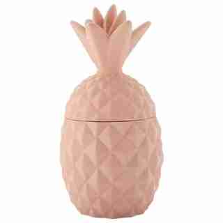 Pineapple Ceramic Candle – Pink