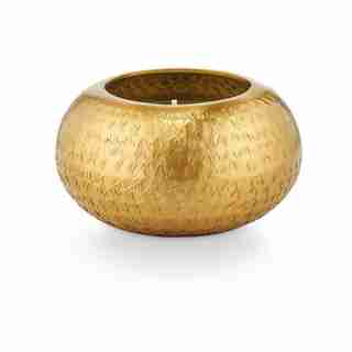 ILLUME WINTER WHITE DEMI TEXTURED METAL CANDLE