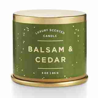 ILLUME® DEMI-TIN VANITY CANDLE BALSAM AND CEDAR