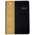 2019 12 month desk agenda key west black by gallery leather co 12 2019 12 month planner
