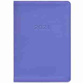 Gallery Leather January - December 2021 Desk Weekly Powder Blue Planner