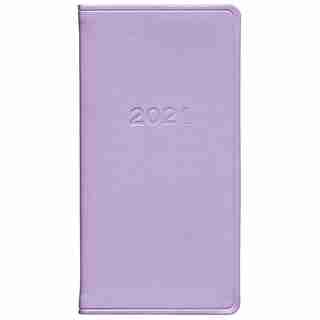 Gallery Leather January - December 2021 Pocket Weekly Lavendar Planner
