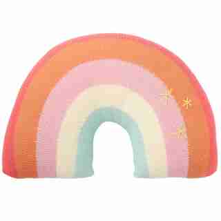 Blabla Decorative Pillow 100% Cotton Rainbow Pink