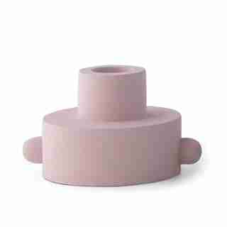 PADDYWAX DUAL FUNCTION TAPER/TEA LIGHT CANDLE HOLDER BLUSH
