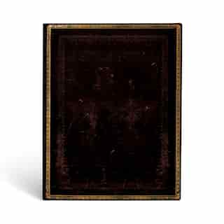 Paperblanks Flexis Black Moroccan(Old Leather) Softcover Notebook - Lined