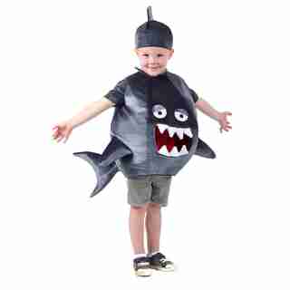 Kids Costume Feed Me Shark Size M/L