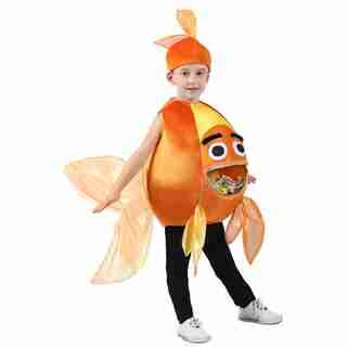 Kids Costume Feed Me Beta Fish Size XS/S