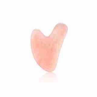ROSE QUARTZ GUA SHA FACIAL MASSAGE TOOL