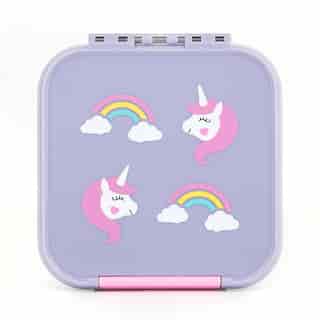LITTLE LUNCHBOX CO. KIDS BENTO BOX - TWO COMPARTMENT - UNICORN
