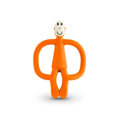 Matchstick Monkey Teether Toy, ORANGE