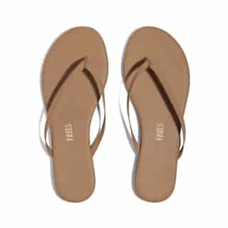 Lily Flip Flop, Matte BeachBum Size 6