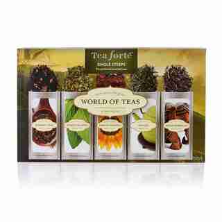 Tea Forte ® Single Steep Tea Sampler - World of Teas