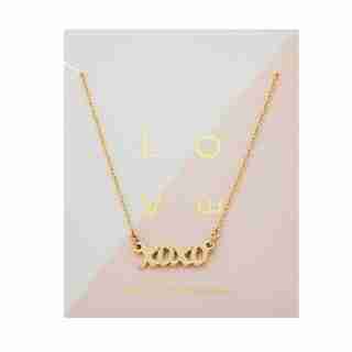 Xoxo Necklace - Gold