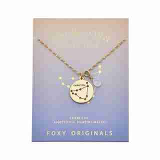 Stargazer Capricorn Necklace in Gold