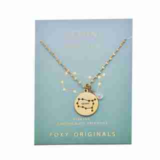 Stargazer Gemini Necklace in Gold