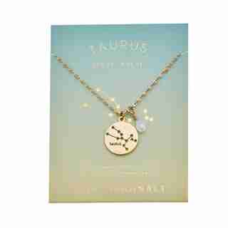 Stargazer Taurus Necklace in Gold