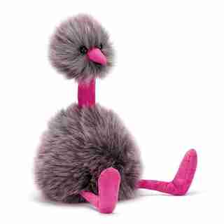 Jelly Cat - GREY POM POM (LARGE)