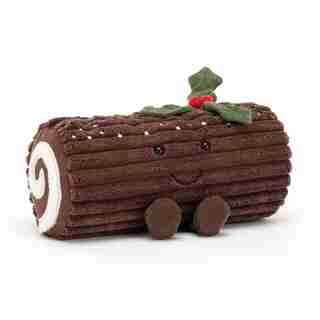 JellyCat Amuseable Yule Log Plush