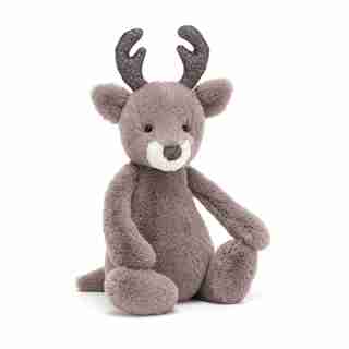 JellyCat Bashful Glitz Reindeer Medium